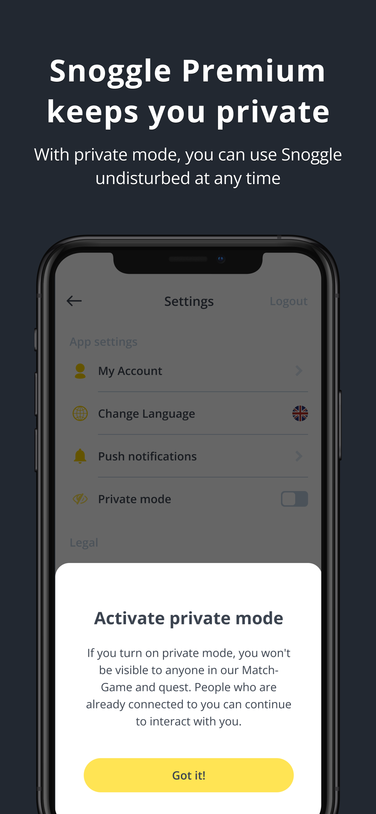 Snoggle: Chat, Meet & Date App