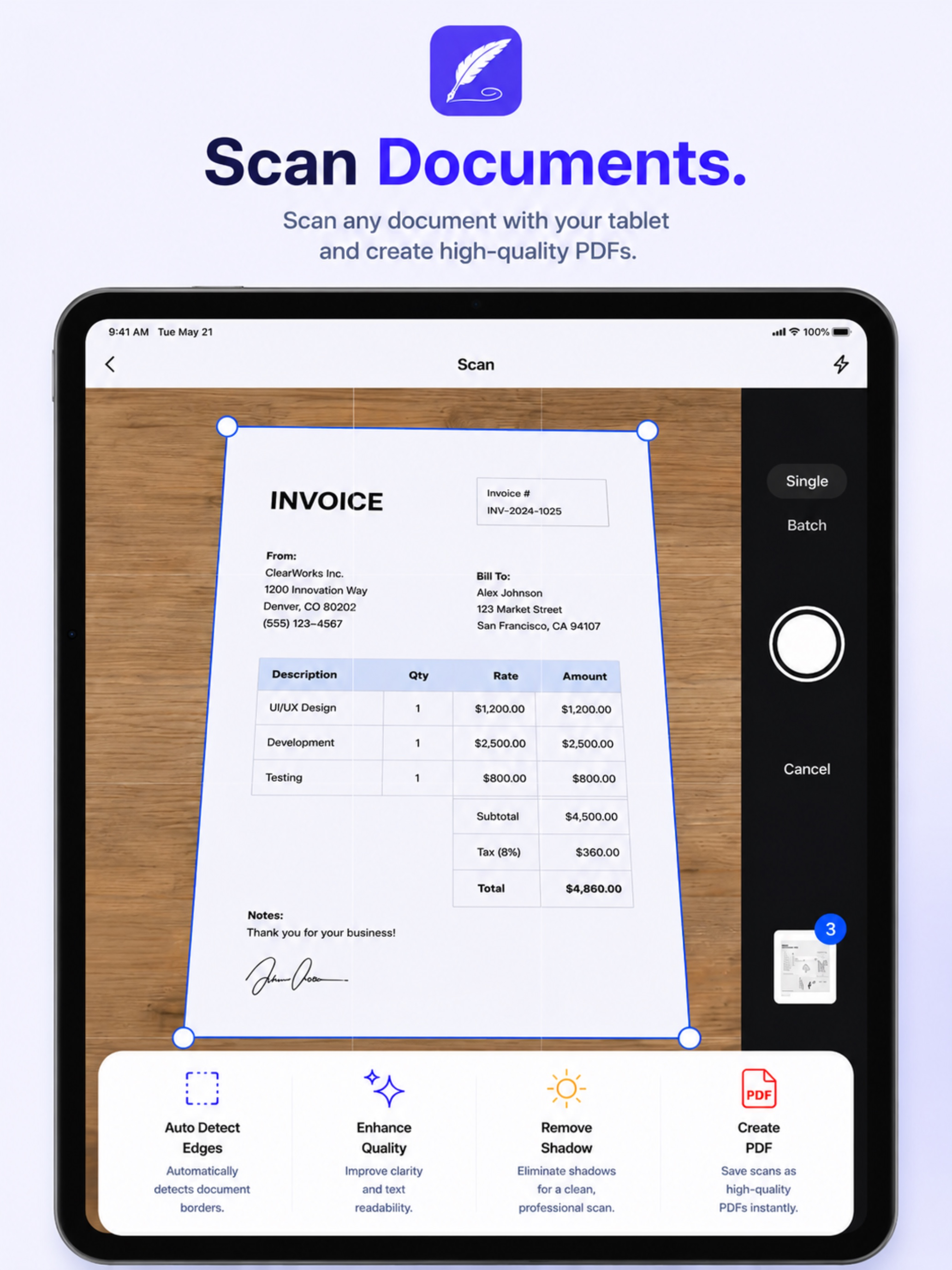 ClearSign: Fill & Sign PDF