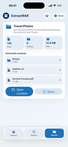 ExtractRAR Screenshot 3 of 3