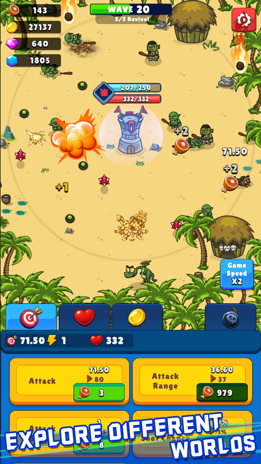 #3. Idle Castle Tower Defense TD (iOS) 由: Seven Bulls LTD OOD