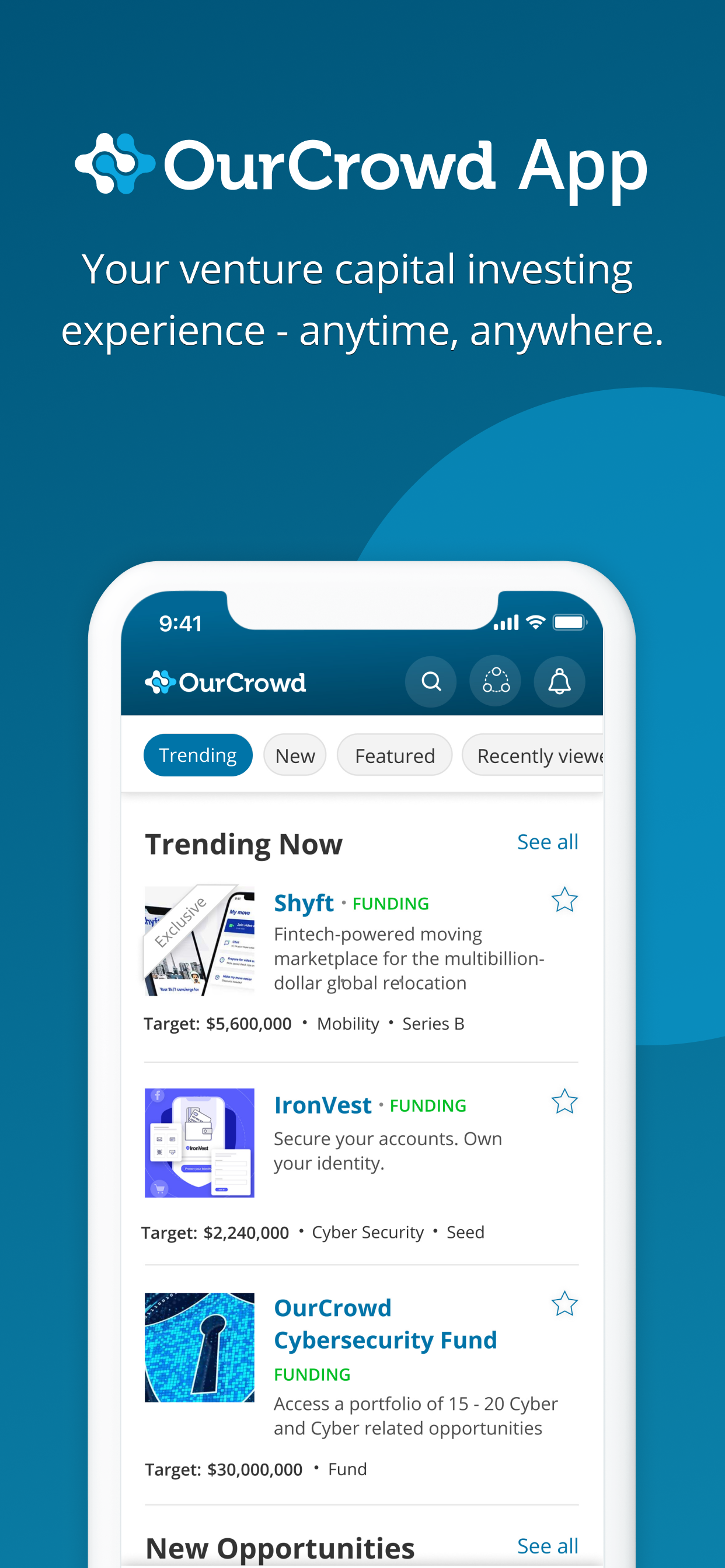 OurCrowd: Investing Platform