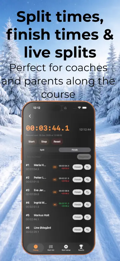 SplitX Timing screenshot 2