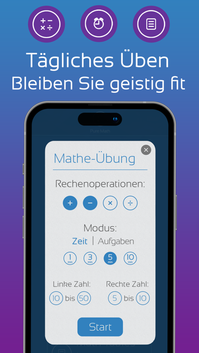Mathematik üben - Pure Math