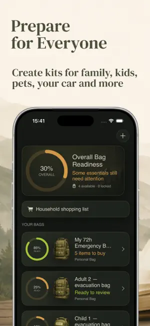 Emergency Bag: 72h Kit screenshot 2