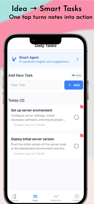 Startup Journal: AI Planner Screenshot 5 of 8