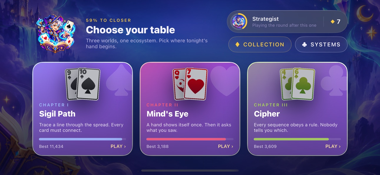 Screenshot 1 of Rankwise Card Puzzles