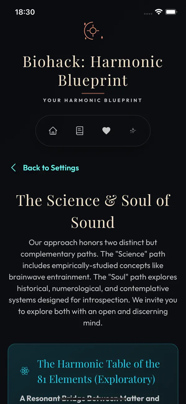 Screenshot #2 pour Biohack Harmonic