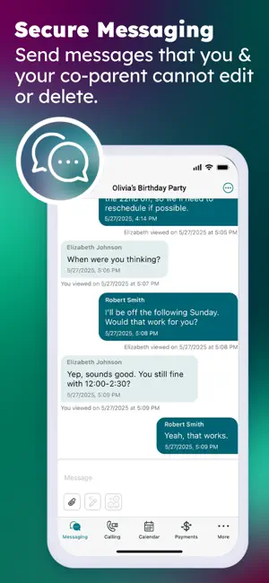 TalkingParents: Co-Parent App screenshot 1