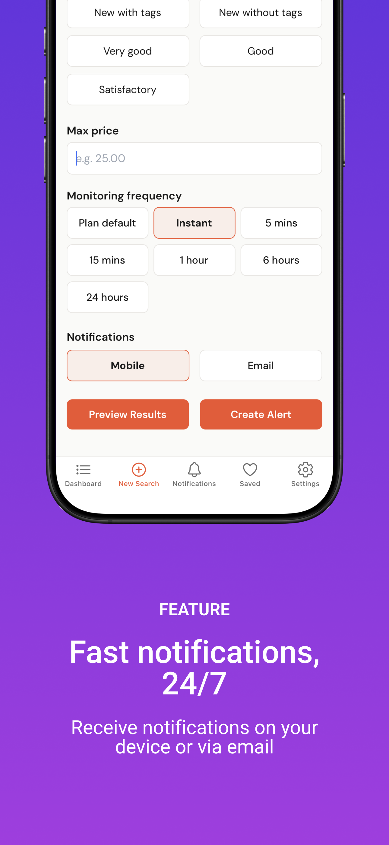 Vinotify - Shopping Alerts