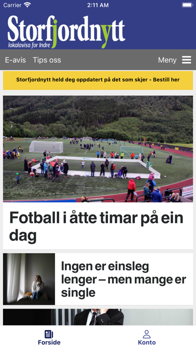 Storfjordnytt Screenshot