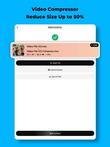 All Media Converter Compress iPad screenshot