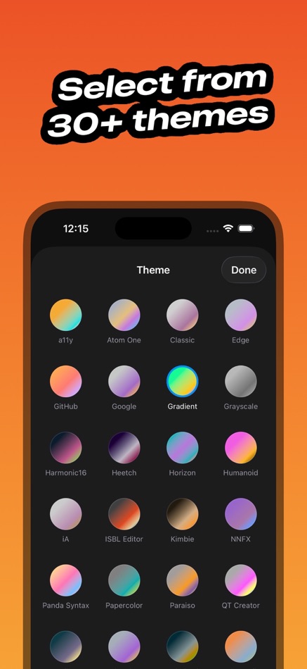 #3. Codeshot (iOS) Von: Sarun Wongpatcharapakorn