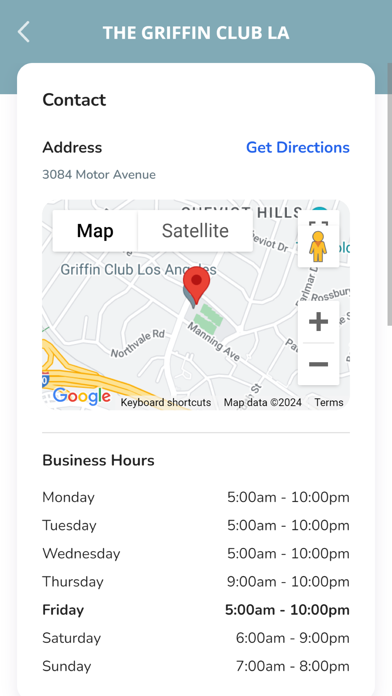 GRIFFIN CLUB FITNESS Screenshot