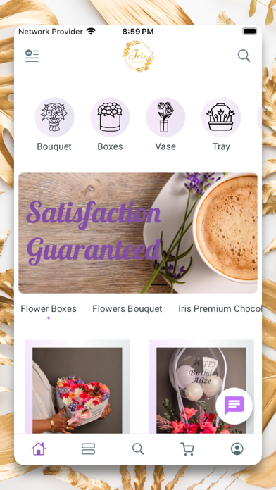 Iris Flowers & Gifts Screenshot