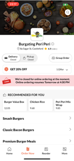 Burgating Peri Peri screenshot 2