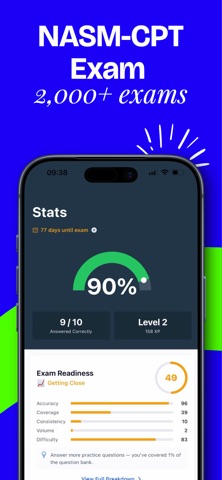 NASM CPT EXAM PREP 2026 - 2027 iPhone screenshot
