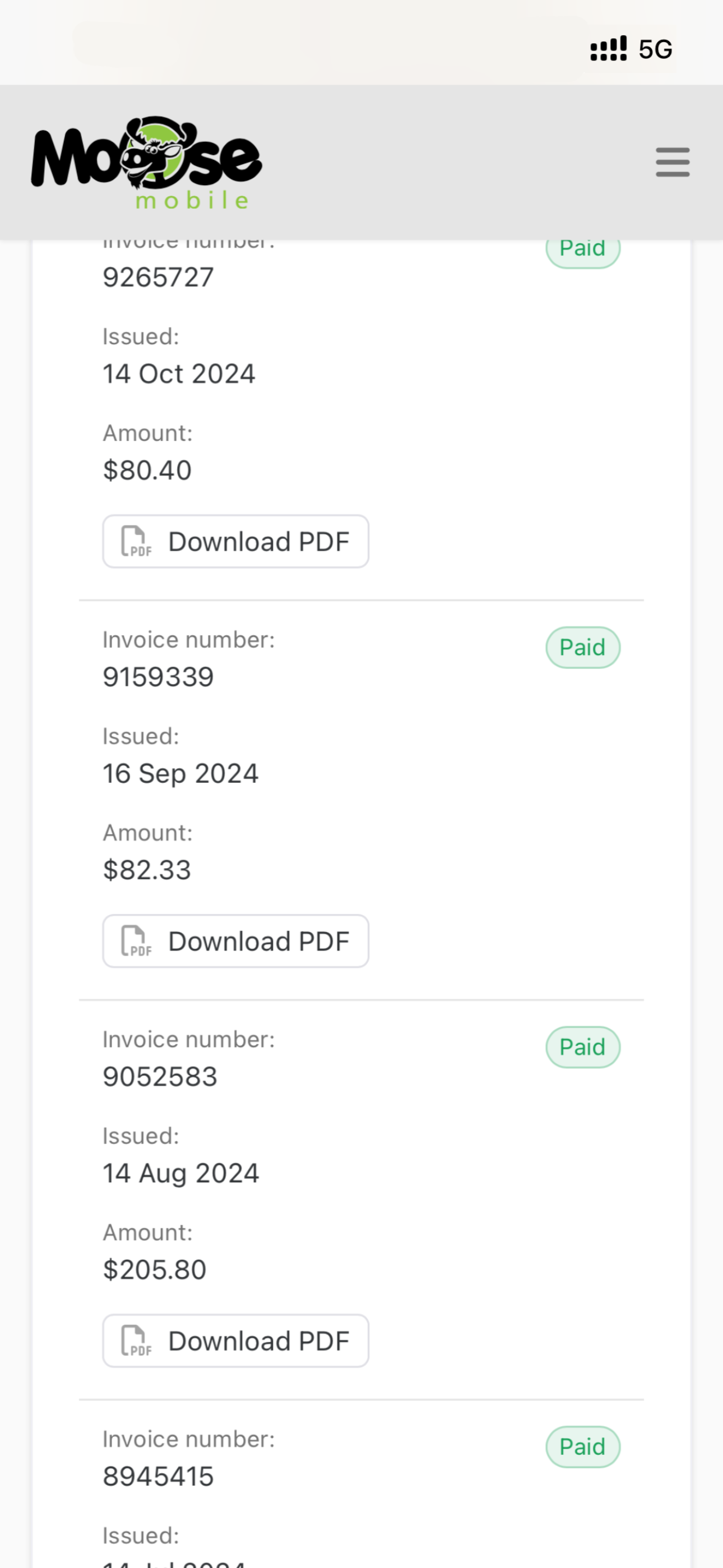 Moose Mobile screenshot 4