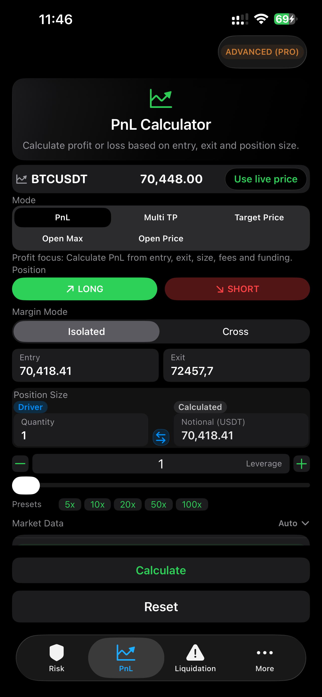 Crypto Risk App