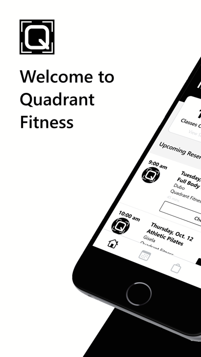Quadrant Fitness iPhone screenshot 1 - Health & Fitness app