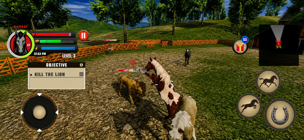Screenshot #1 pour Vie de chevaux sauvages Alpha