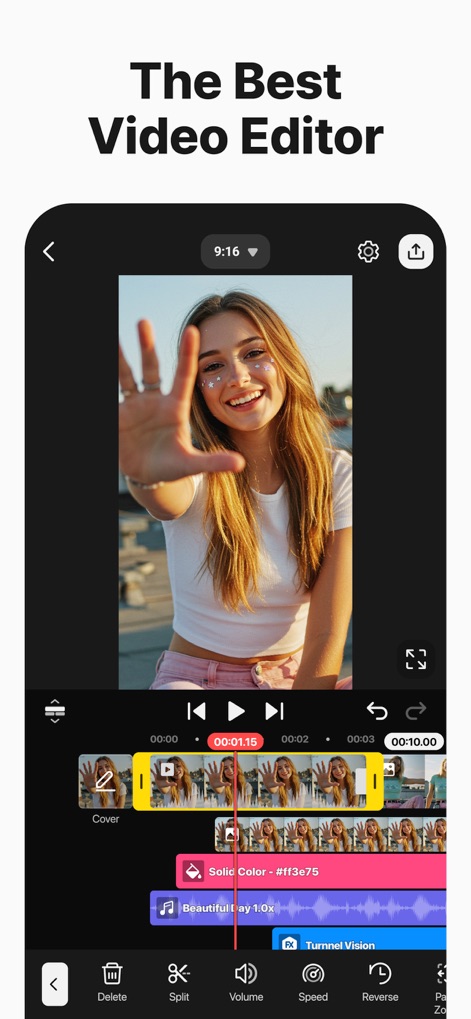 KineMaster - Video Editor - This tool provides a clear video preview and a multi-track timeline, allowing users precise control over their projects.