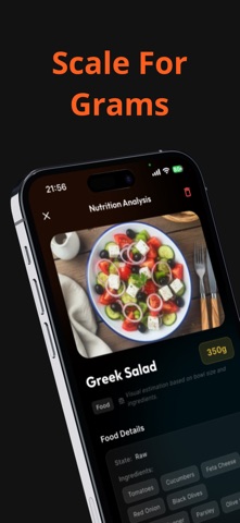 Scale For Grams: NutriSnap Screenshot 1 of 5