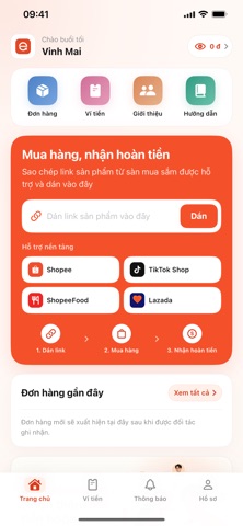 eCashback: Mua sắm & Hoàn tiền iPhone screenshot 2