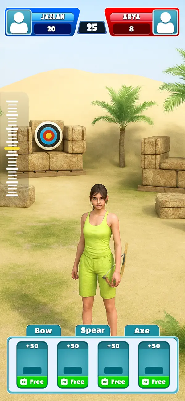 #3. Fight Of Archers : PVP Fight (iOS) 由: Hafiz Usama Aziz