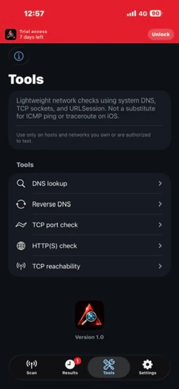 Screenshot #1 pour AlphaProbe