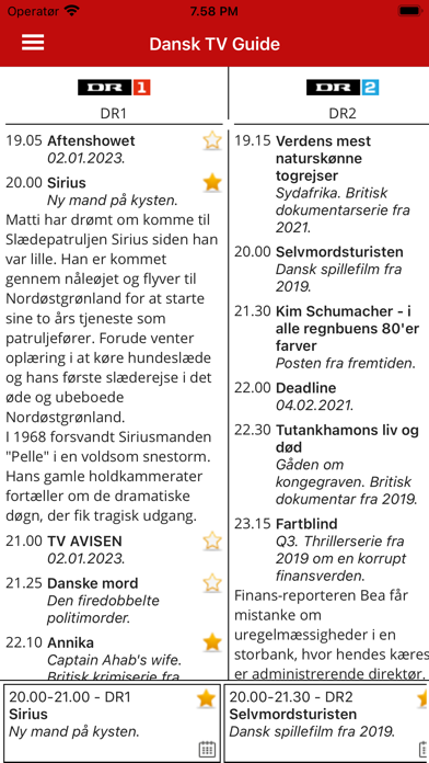Screenshot #1 pour Dansk TV Guide