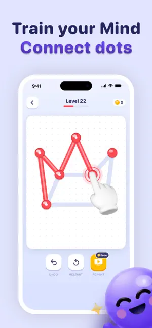 One Line Drawing: Brain Games screenshot 3