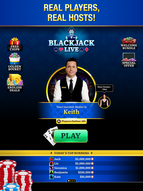 Screenshot #3 for Blackjack Live Casino