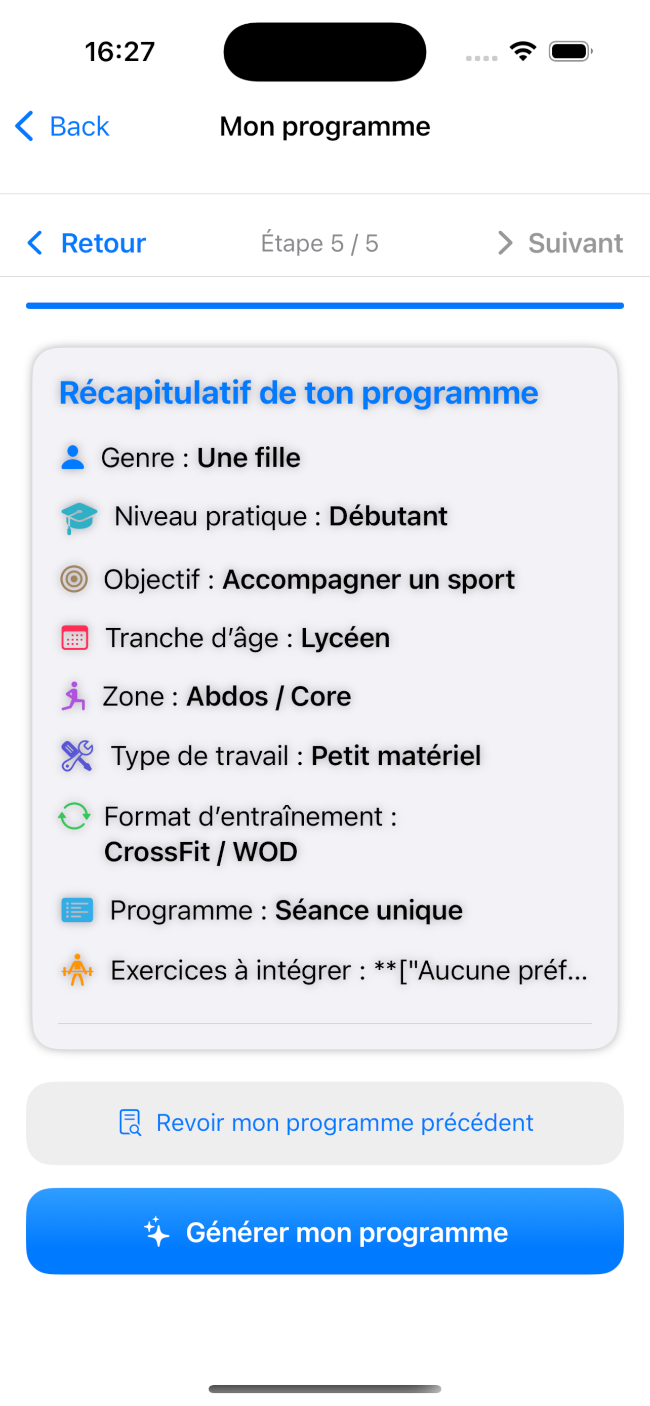 EPS Muscu AI screenshot 4