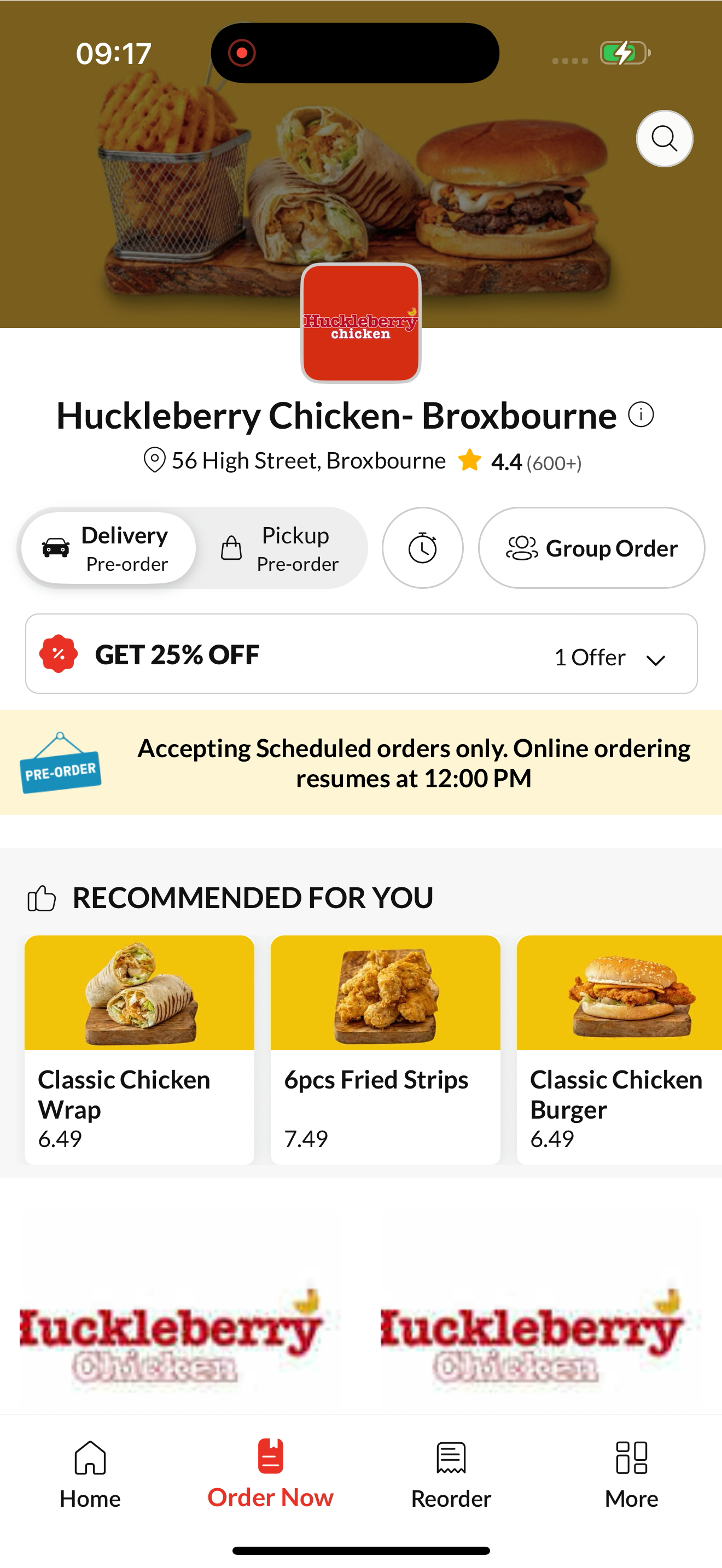 Huckleberry Chicken Broxbourne screenshot 3