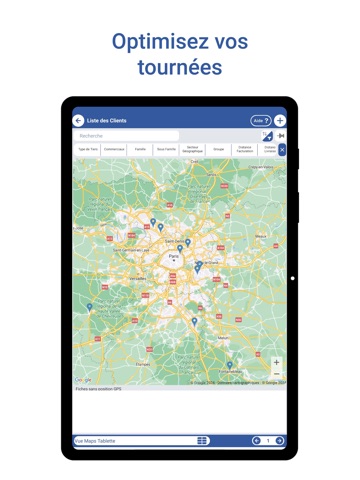 NuxiDev 6 Gestion + CRM + SAV iPad screenshot