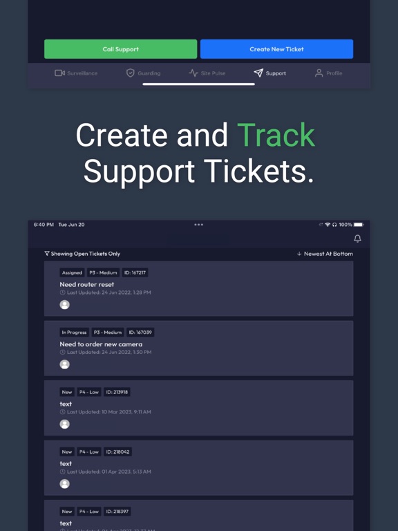 EyeQ Monitoring iPad screenshot 6 - Business app