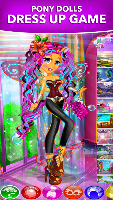 Pony Dolls Dress Up Games Screenshot
