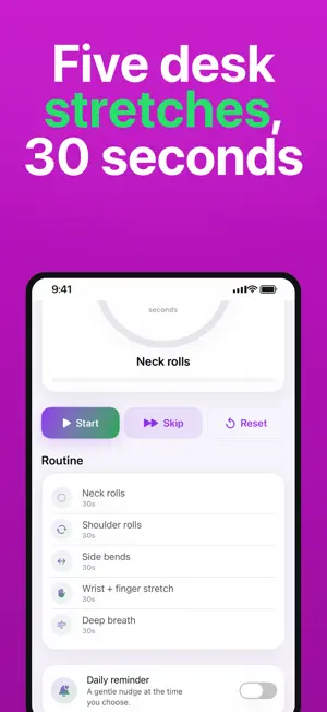 Desk Stretches - Mobility screenshot 2