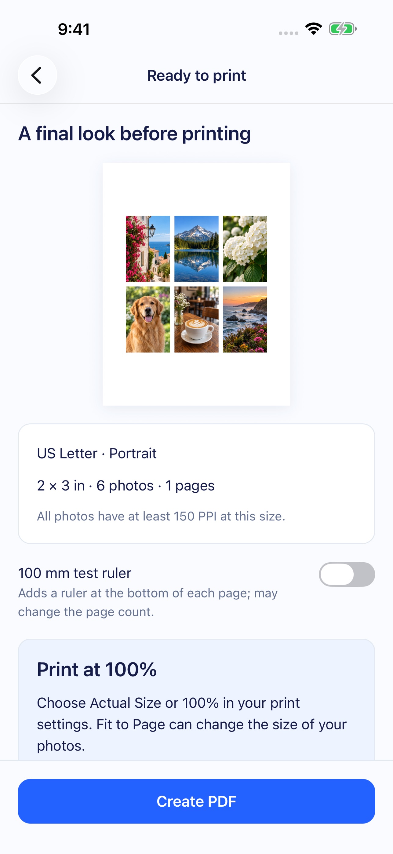 Screenshot 5 of SizePrint: Photo Print Layout