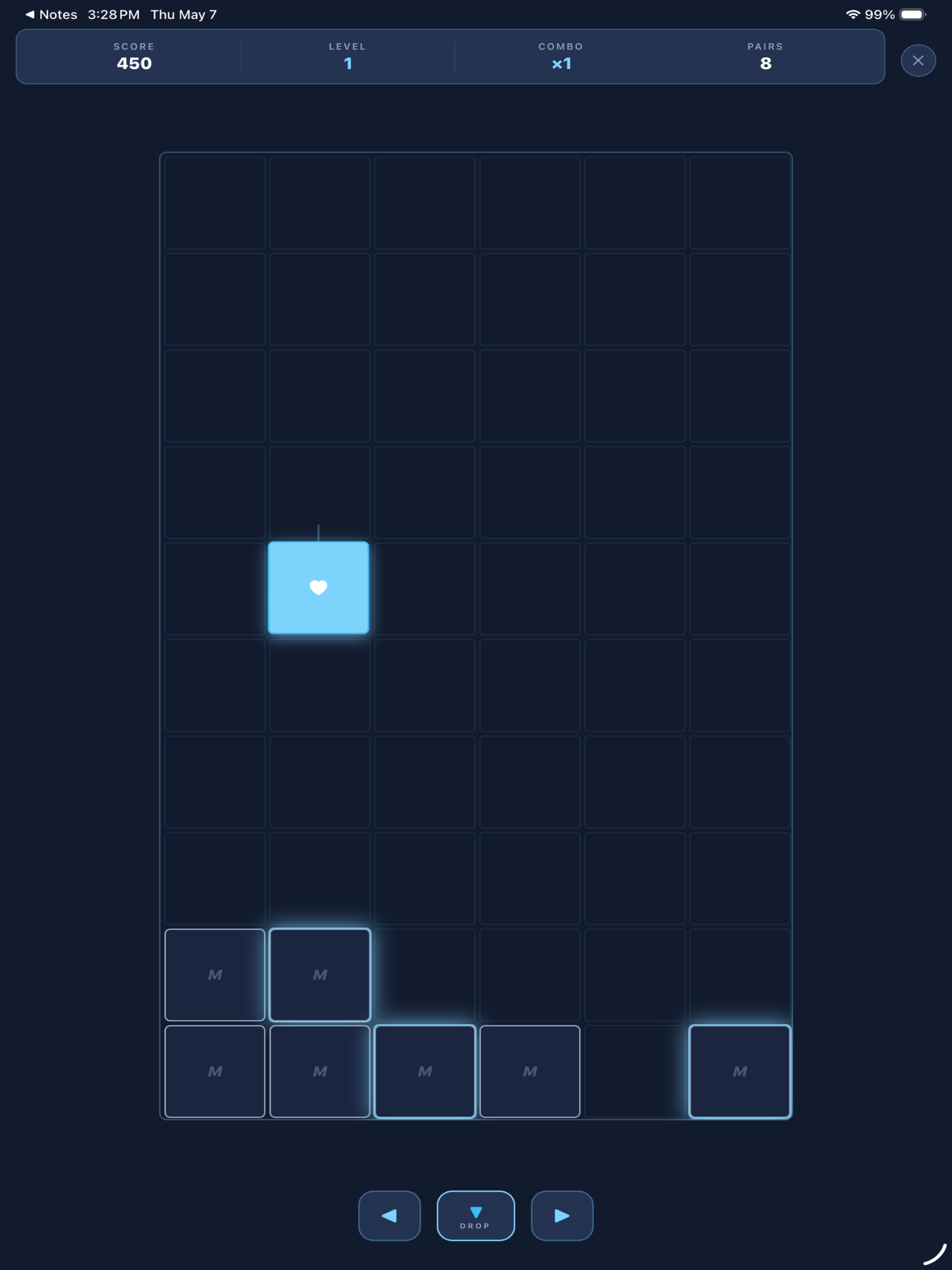 MemoryDrop: Brain Match Puzzle