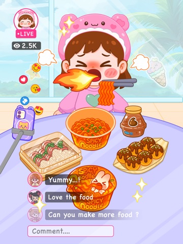 Mukbang Star: ASMR Live Collab