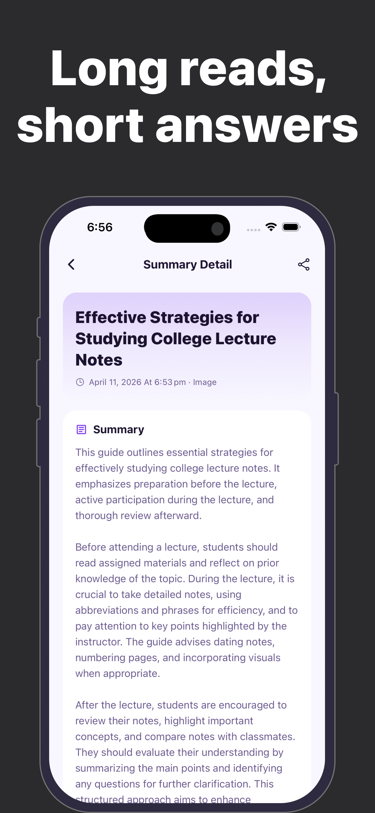 Sumy - Summary AI & Summarize screenshot 3