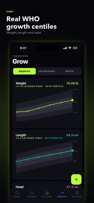 Cubby Baby Tracker screenshot 3