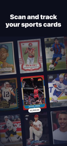 Sports card value: Scardo iPhone screenshot