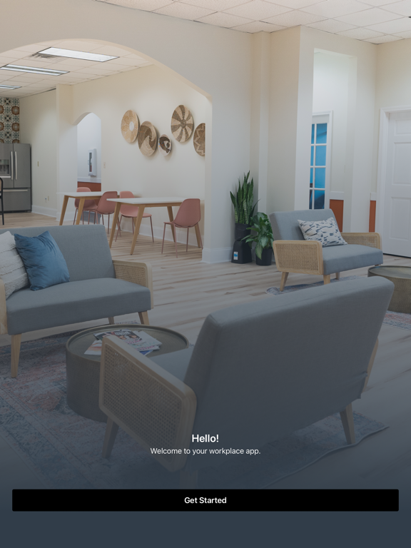 Elevate Coworking iPad screenshot 1 - Productivity app
