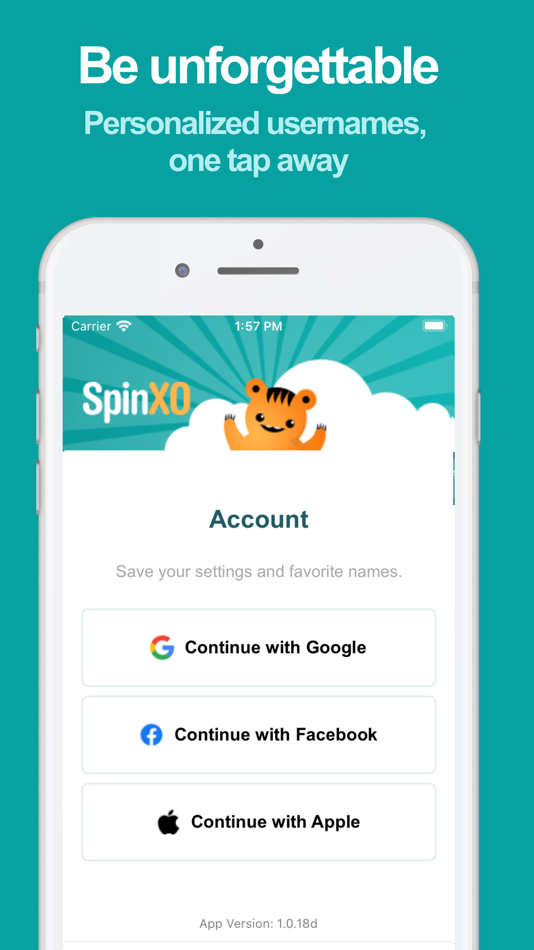 #4. SpinXO Username Generator (iOS) 由: NameStation