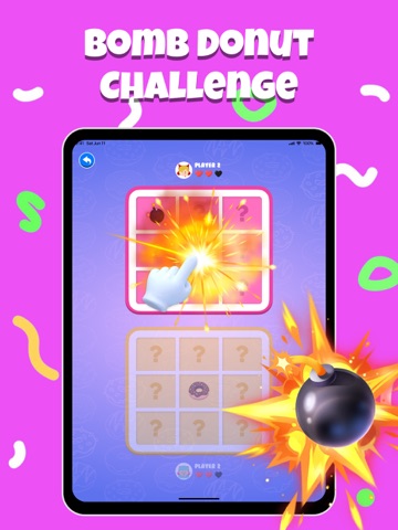Bomb Donut Funny Challenge iPad screenshot