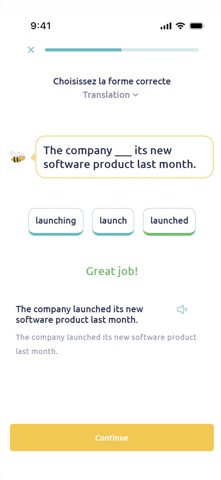 Bee Learning : PRO English Screenshot 4 of 5