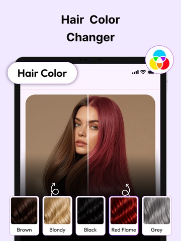 Stylova: Hairstyle Try On iPad screenshot