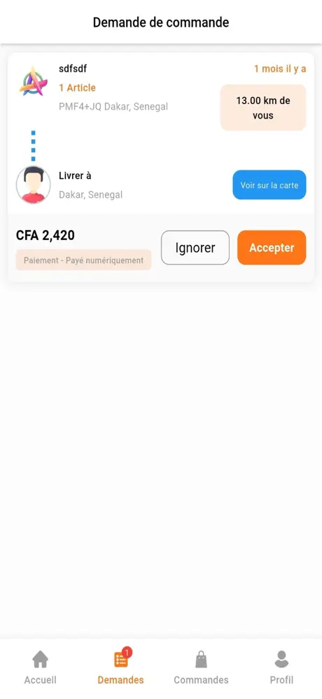 BAFA Delivery screenshot 4